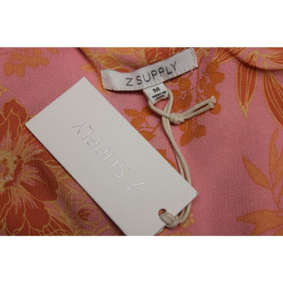 Z Supply women's Ruby‎ long sleeve floral collared button front shirt M - Picture 7 of 9